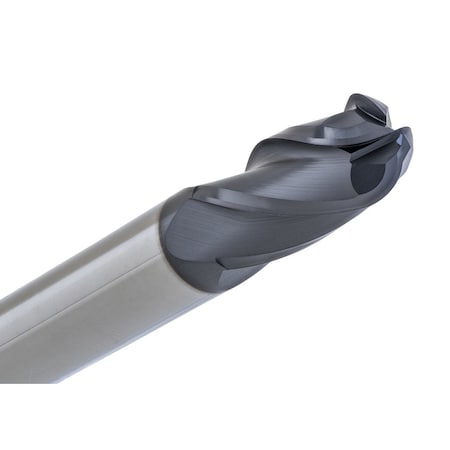 Cgs Tool 4Fl 30 Deg Ball End Mill 7/16"Dia 1"Loc 2-3/4"Oal W/Altin Coating 142-4375-ALTiN